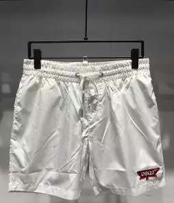 dsquared2 underwear short collections hommes dsq2 logo blanc